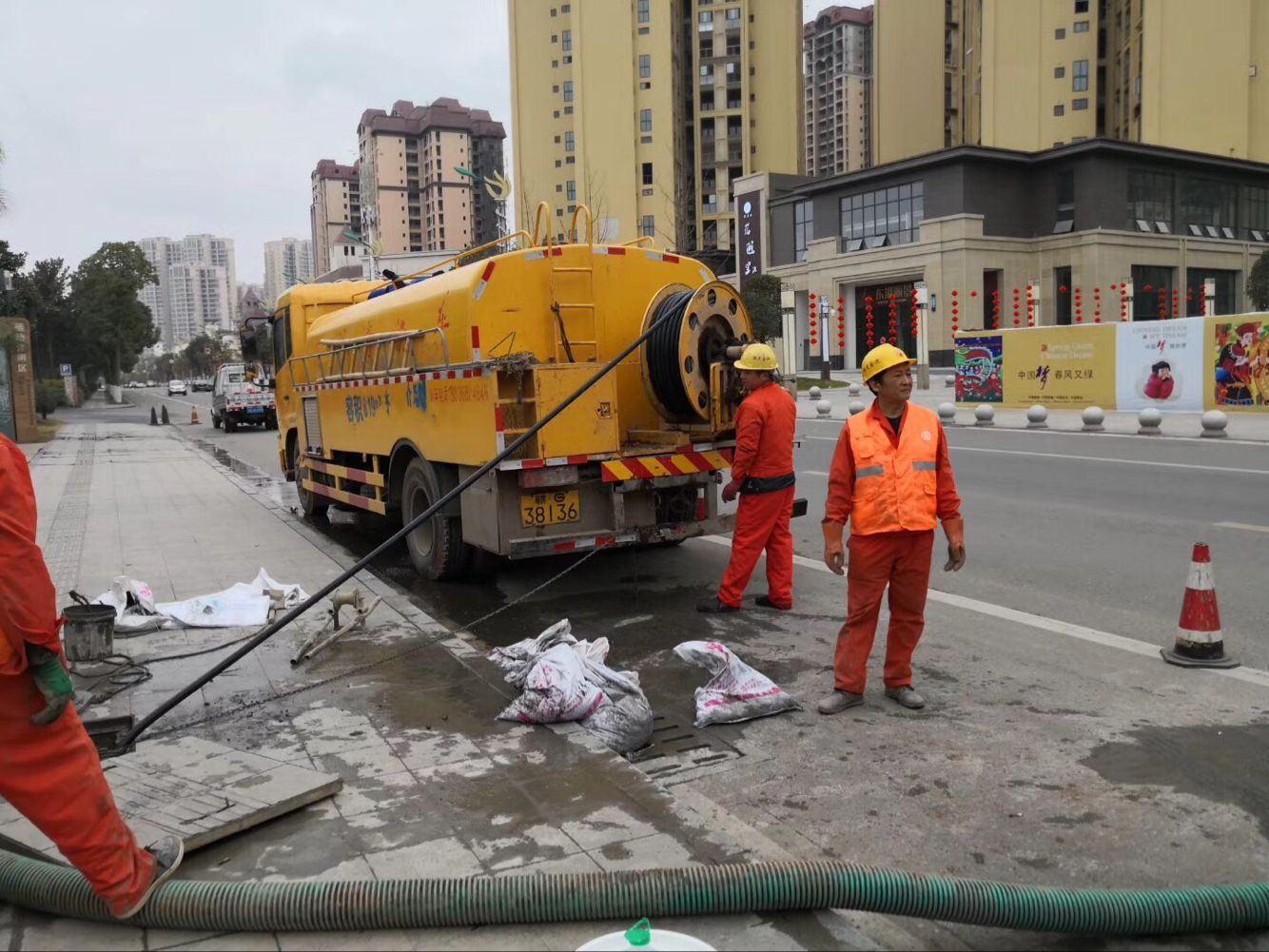 从江排污管道清淤-管道清洗